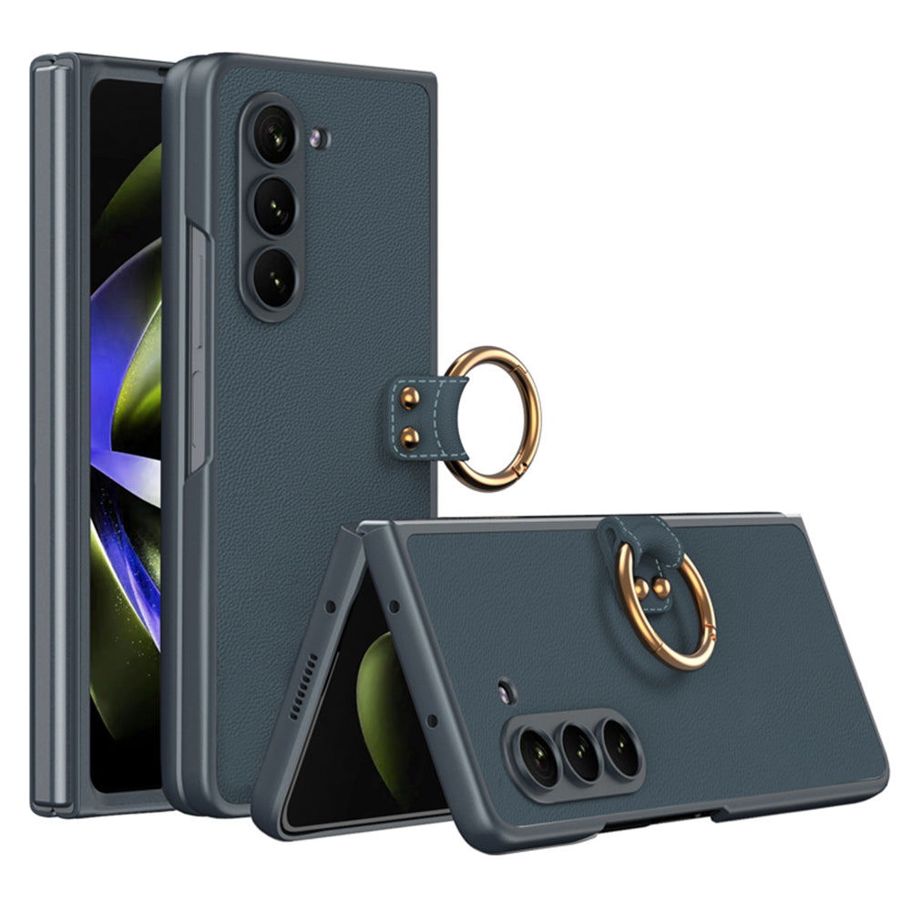 GKK pro Samsung Galaxy Z Fold5 5G PU kožené pouzdro na PC telefon Kryt držáku na stojánek GKK pro Samsung Galaxy Z Fold5 5G PU kožené pouzdro na PC telefon Kryt držáku na stojánek